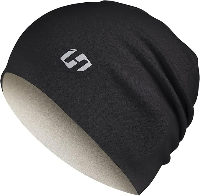 HASAGEI Thermal Running Hat - Men's Women Skull Cap Cycling Cap Under Helmet