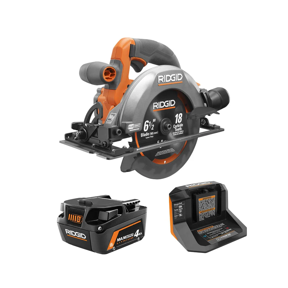 18V SubCompact Brushless 6-1/2" Circular Saw Kit