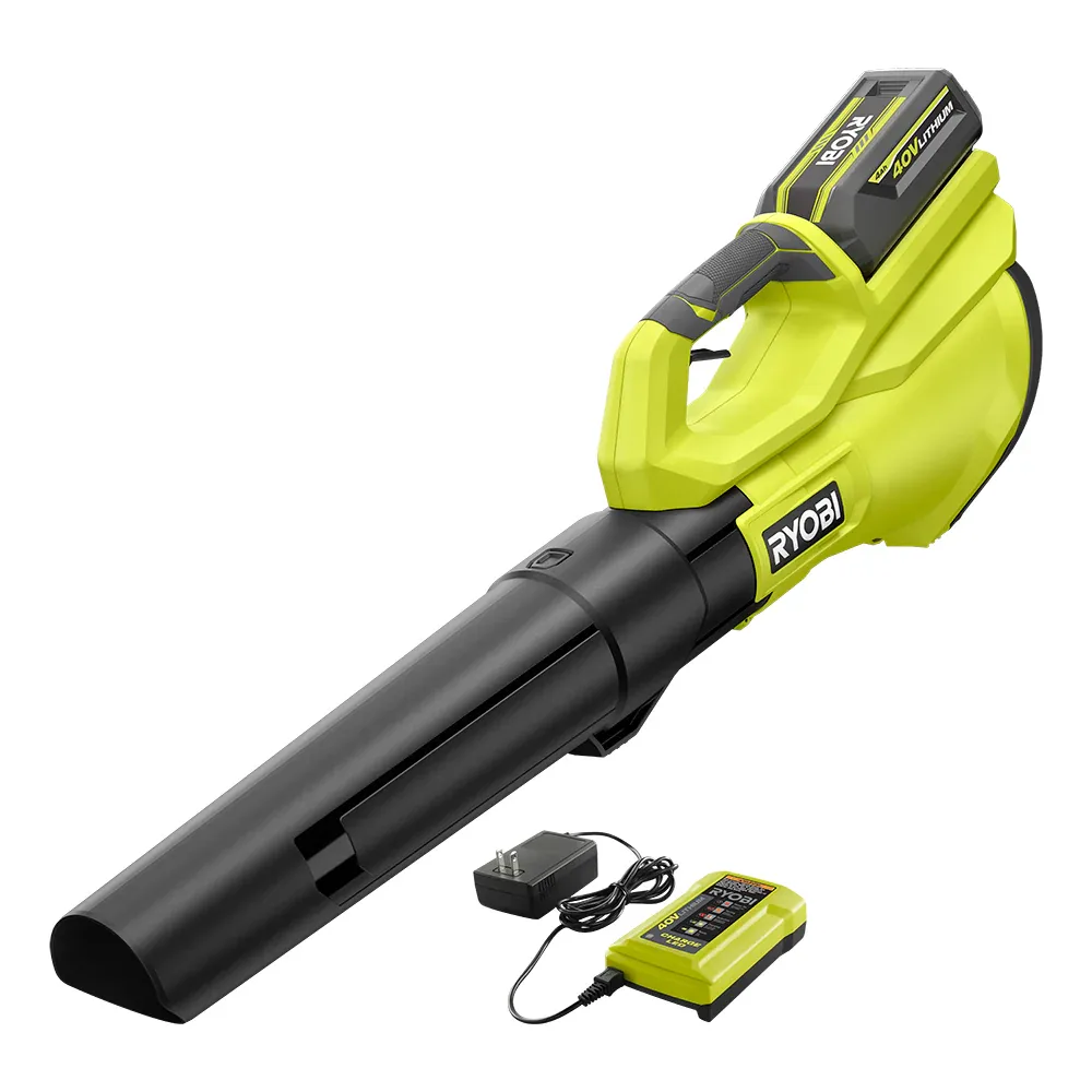 Ryobi Factory Blemished 40V 550 CFM 120 MPH Blower Kit RY40LB01K