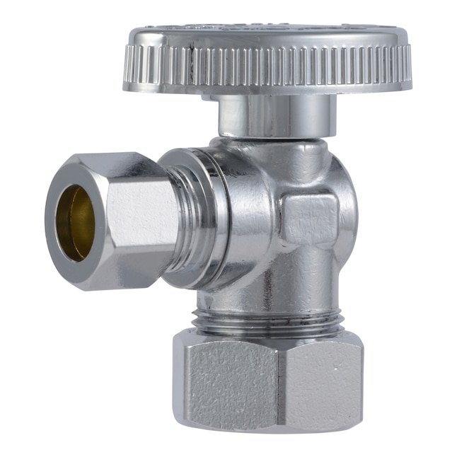 SharkBite 1/2-in Compression x 3/8-in OD Compression Brass Quarter Turn Angle Stop Valve – $9.78 (was $12.98)