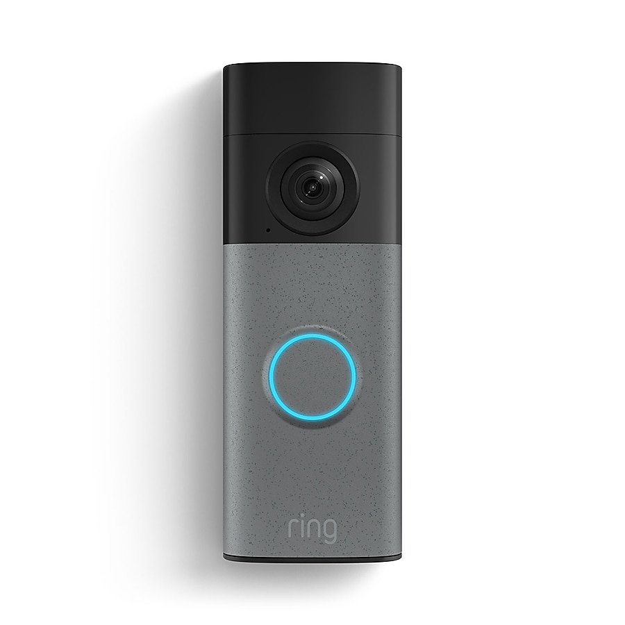 Ring Battery Doorbell 2K, Retinal 2K with wide-angle video, up to 6x Enhanced Zoom, Two-Way Talk, and Built-In Battery - Speckled Grey – $44