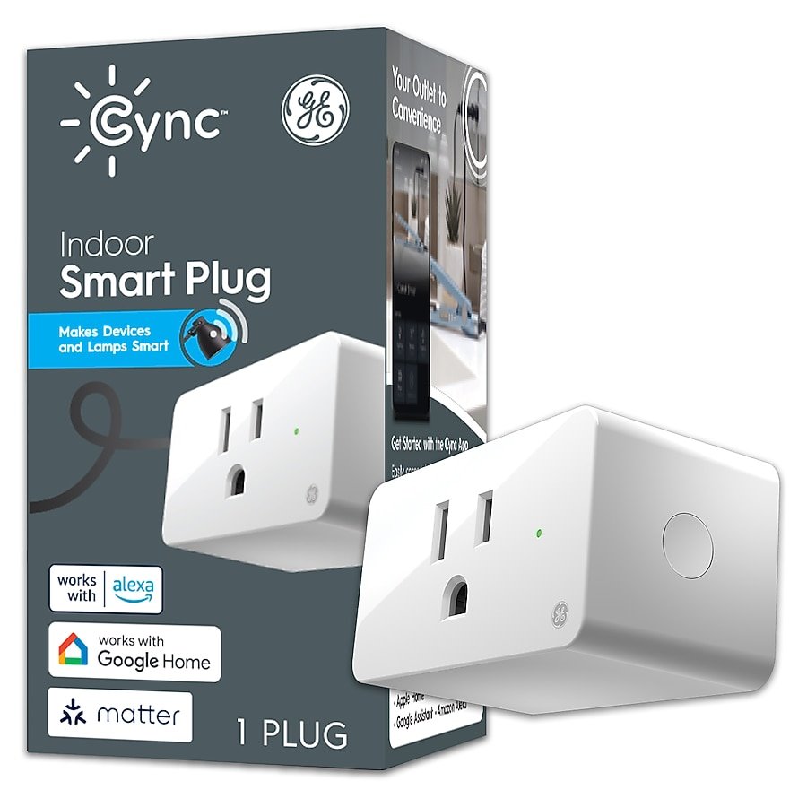 GE Cync 120-Volt 1-Outlet Indoor Smart Plug - $9.98 (was $14.98)