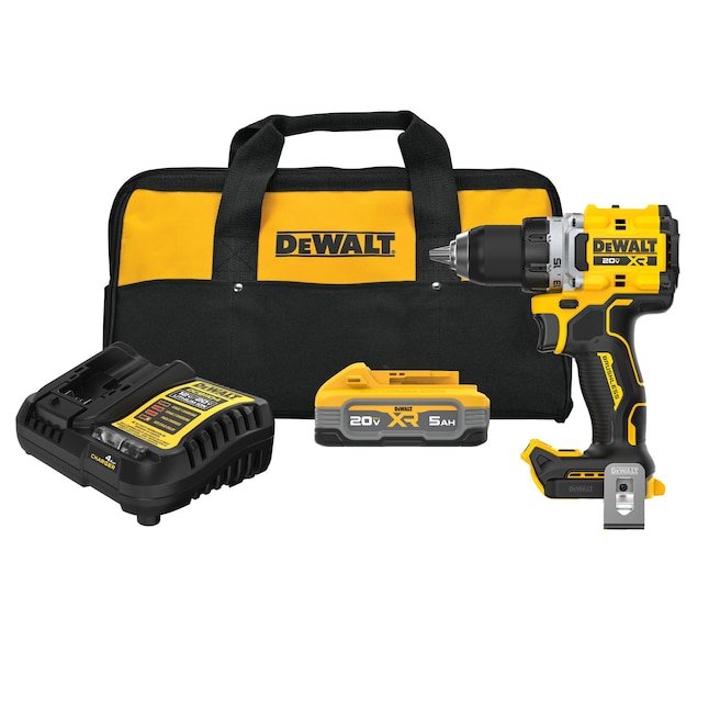 DEWALT XR 20V MAX 1/2-in Keyless Brushless Cordless Drill Kit (DCD801H1)