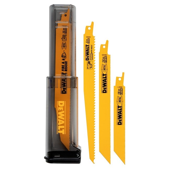 DEWALT ToughCase Bi-Metal Demolition Reciprocating Saw Blade Set (16-Pack) (DW4899C) - $19.98 (was $29.98)