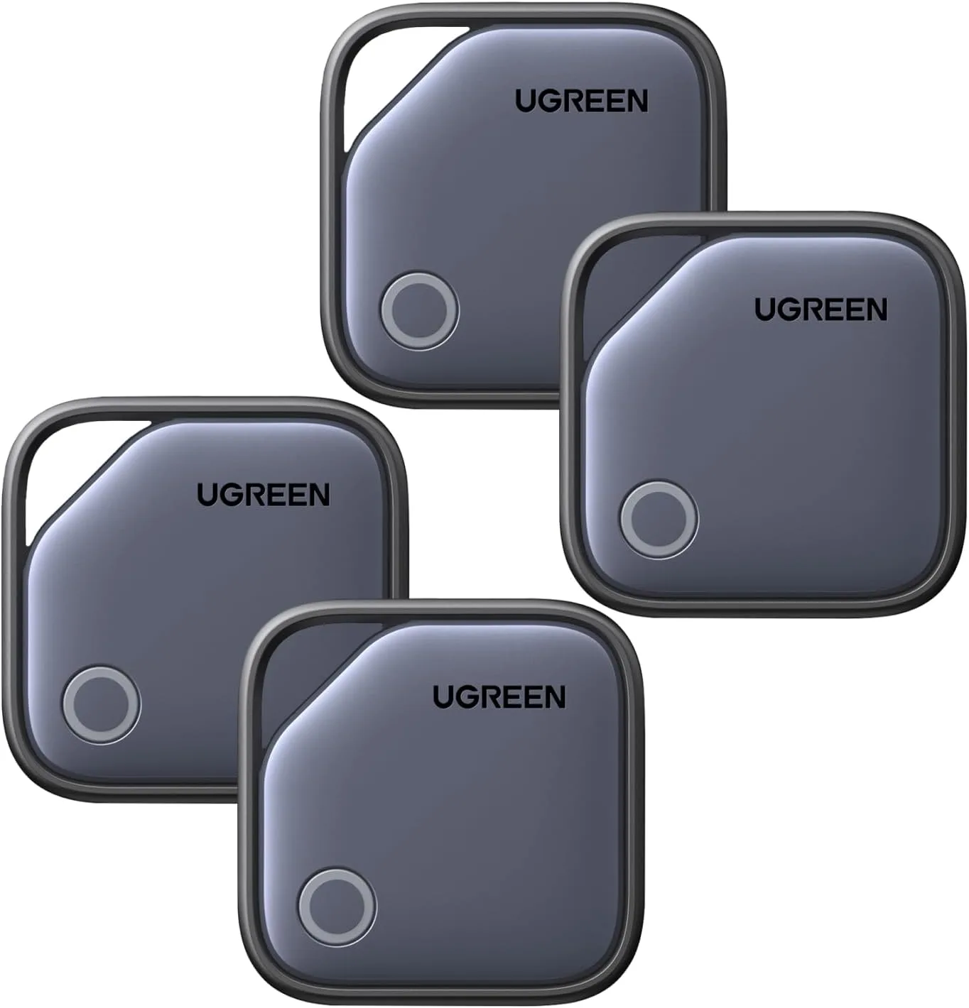 4-Pack UGREEN FineTrack Smart Finder Bluetooth Tracker (iOS Only)