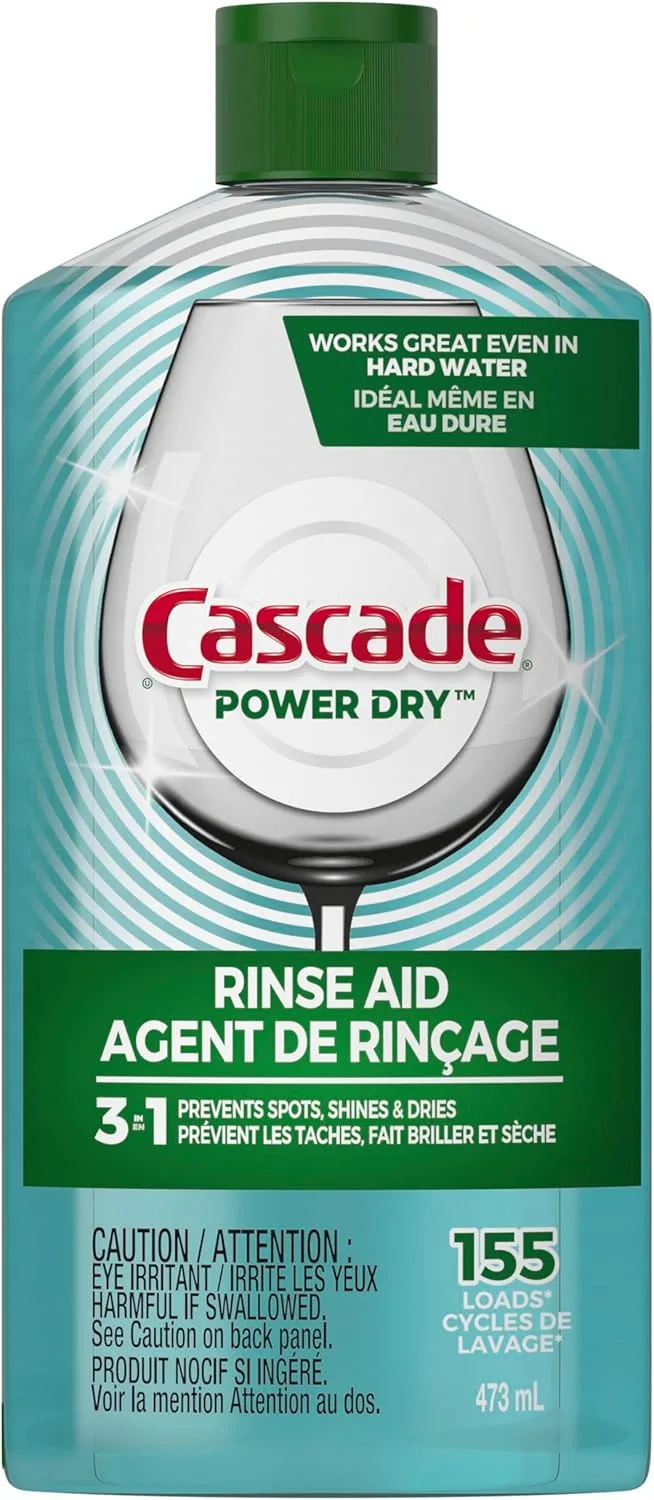 16-Oz Cascade Power Dry Dishwasher Rinse Aid (Original Scent) for $6.69 - $2 when you 'clip' the coupon on product page - 5% when you check