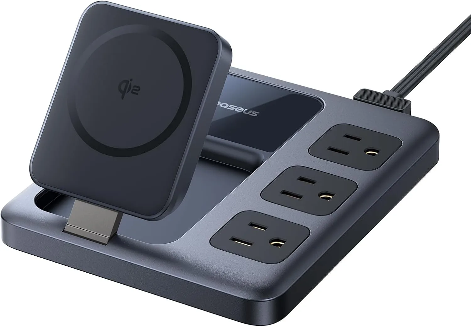 Baseus Nomos 8-in-1 Charging Station 67W, Qi2 Certified 15W Magnetic Wireless Charger with 3AC & 4USB