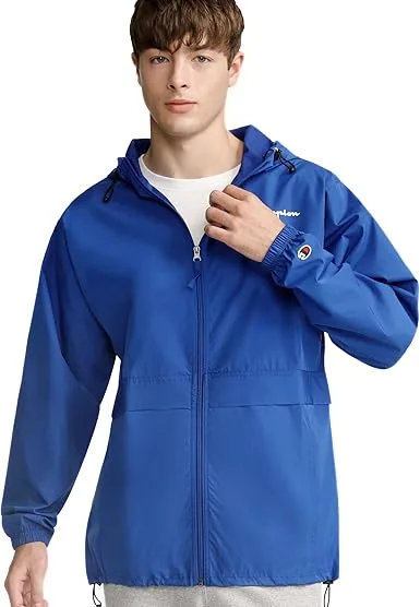 Champion Men's Jacket, Stadium Full-zip Jacket, Wind Resistant, Water Resistant Jacket for Men