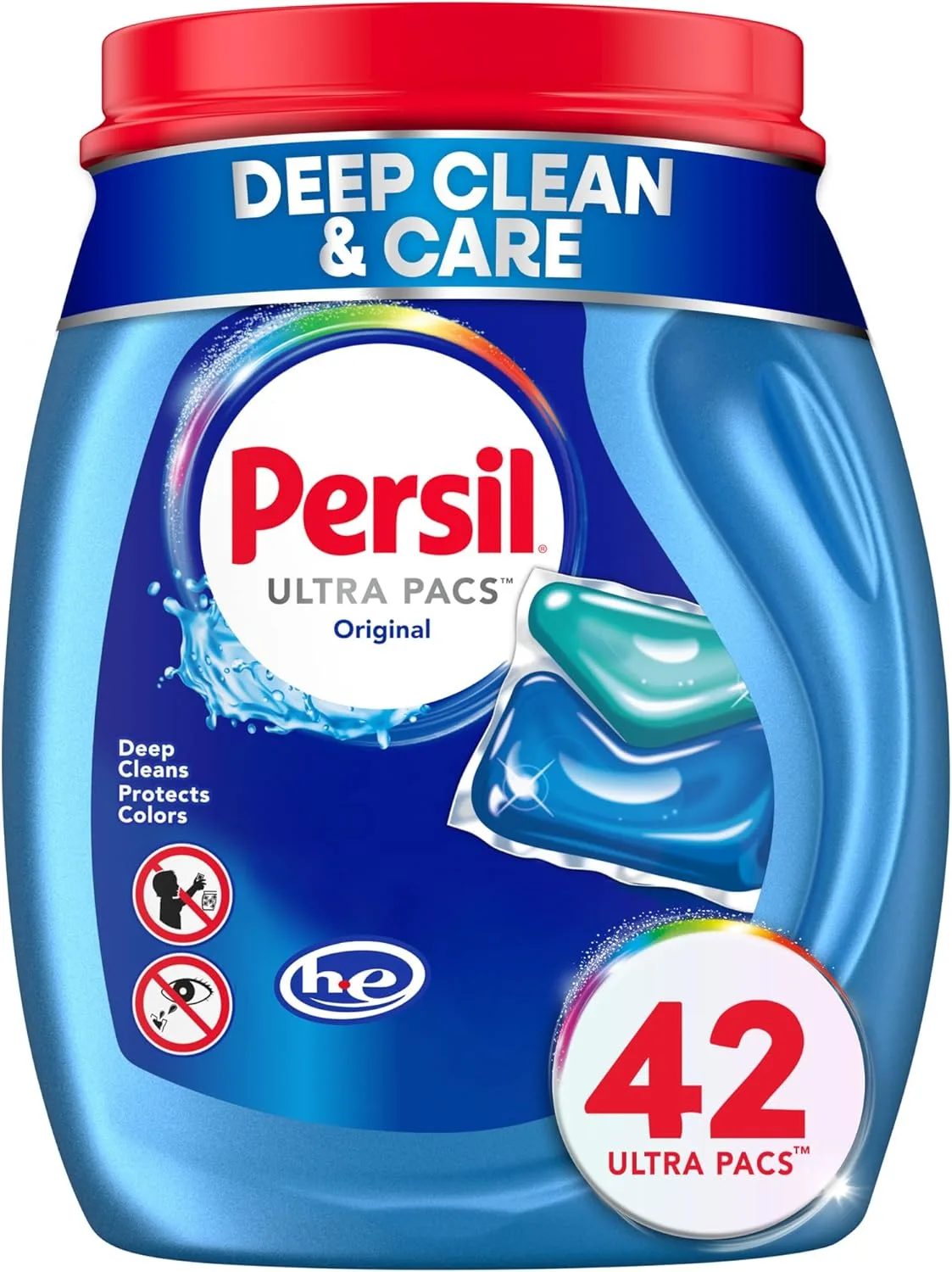 Persil Ultra Pacs Original Everyday Clean Laundry Detergent, 42 count