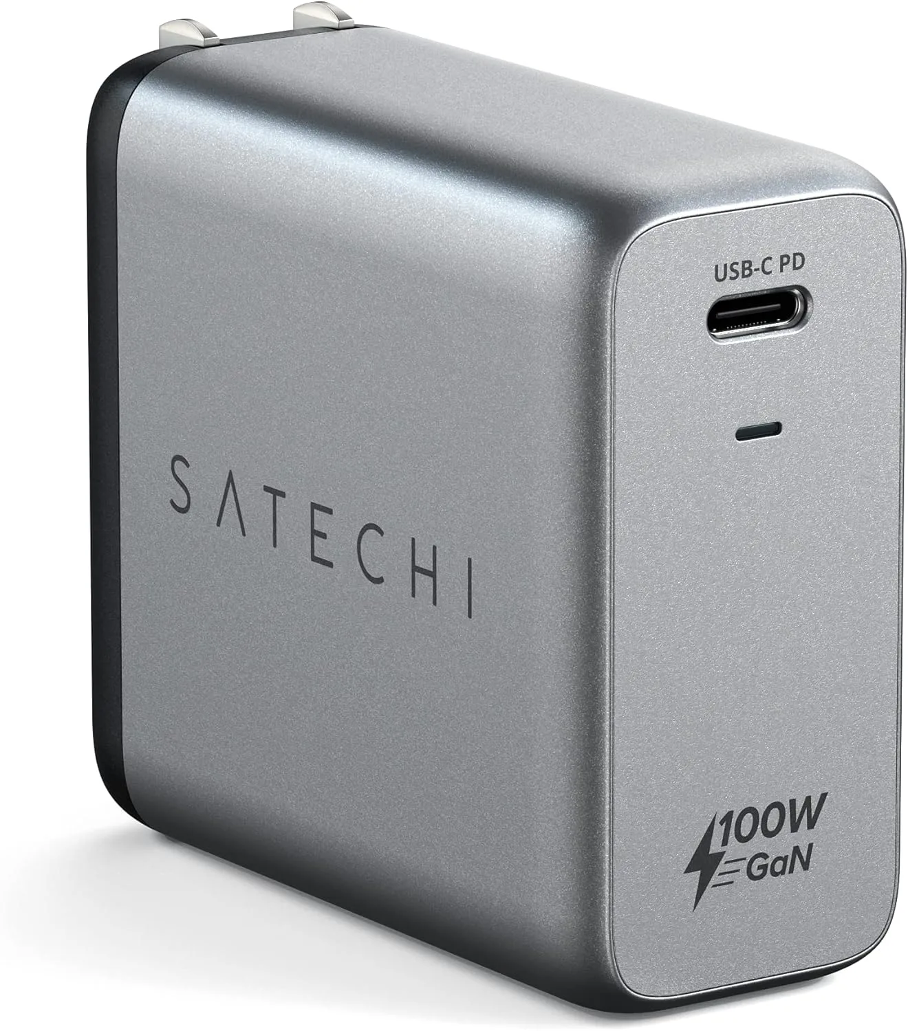 Satechi 100W GaN USB-C PD Charging Adapter (Space Grey)